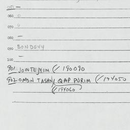 Eastern questionnaire, answ...