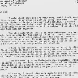 Letter from Gunnar Myrdal t...