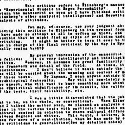 Letter from Dorothy S. Thom...