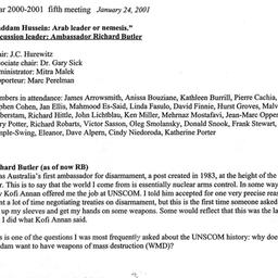 Minutes, 2001-01-24. The Mi...