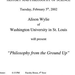 Announcements, 2002-02-05. ...