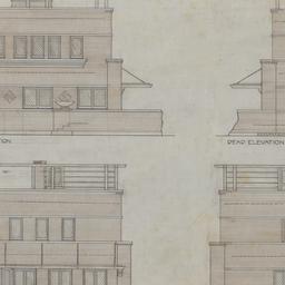 Working drawing #3: Front, ...