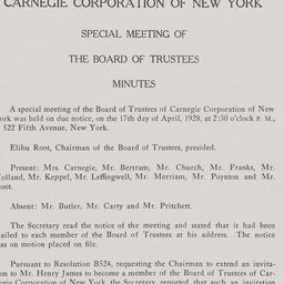 Board Meeting, 4/17/1928