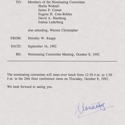 Board of Trustees - Sent to...
