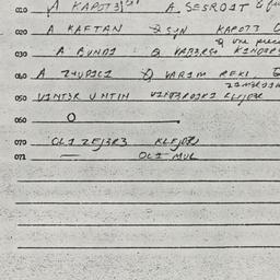 Eastern questionnaire, answ...
