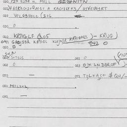 Eastern questionnaire, answ...