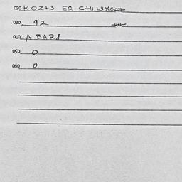 Eastern questionnaire, answ...