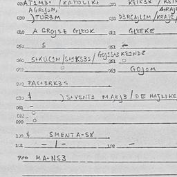 Eastern questionnaire, answ...