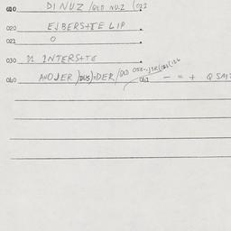 Eastern questionnaire, answ...