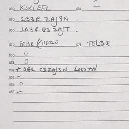 Eastern questionnaire, answ...