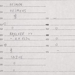 Eastern questionnaire, answ...