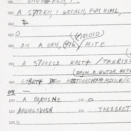 Eastern questionnaire, answ...