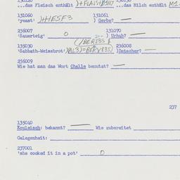 Western questionnaire, answ...