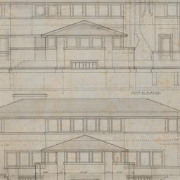 Working drawing #5: West, e...