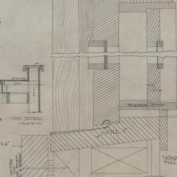 Working drawing #7: Door, w...