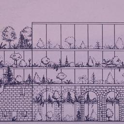 Line drawing, elevation.