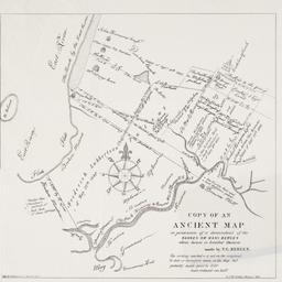 Copy of an ancient map in p...