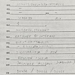 Eastern questionnaire, answ...
