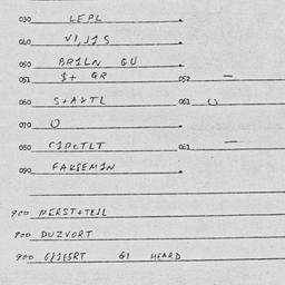 Eastern questionnaire, answ...