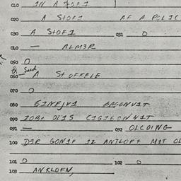 Eastern questionnaire, answ...