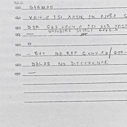 Eastern questionnaire, answ...