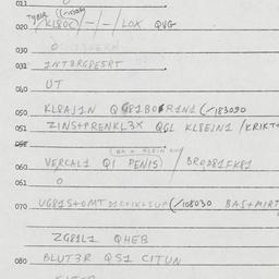 Eastern questionnaire, answ...