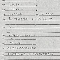 Eastern questionnaire, answ...