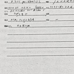 Eastern questionnaire, answ...