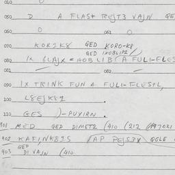Eastern questionnaire, answ...