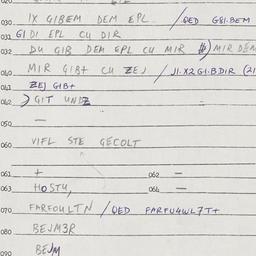 Eastern questionnaire, answ...