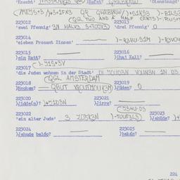 Western questionnaire, answ...