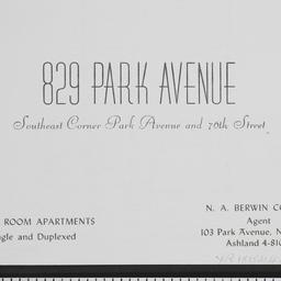 829 Park Avenue