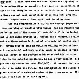 Memorandum from Gunnar Myrd...
