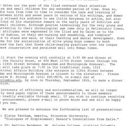 Announcements, 2003-09-18. ...