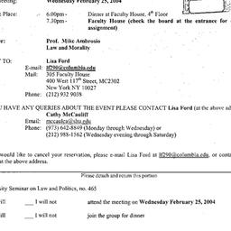 Announcements, 2004-02-25. ...