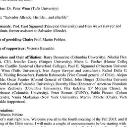 Minutes, 2003-11-20. Latin ...