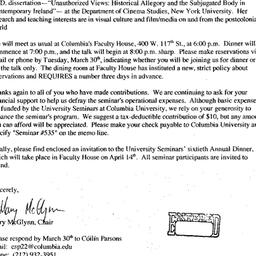 Announcements, 2004-04-02. ...