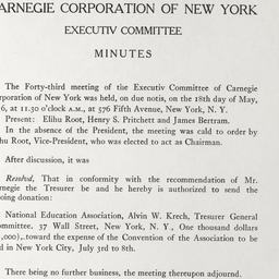 Executive Committee Meeting