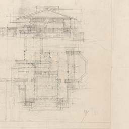 Exterior elevation, first f...