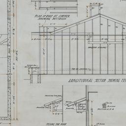 Basement plan, framing details