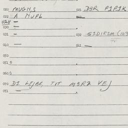 Eastern questionnaire, answ...
