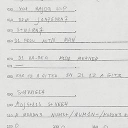 Eastern questionnaire, answ...