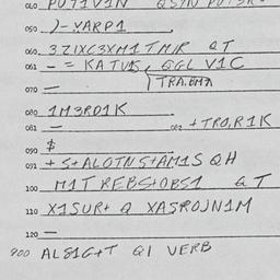 Eastern questionnaire, answ...