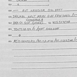 Eastern questionnaire, answ...