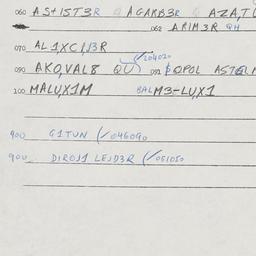 Eastern questionnaire, answ...