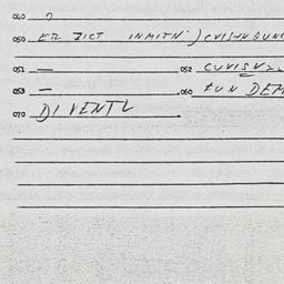 Eastern questionnaire, answ...