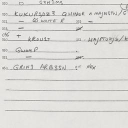Eastern questionnaire, answ...