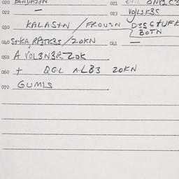 Eastern questionnaire, answ...