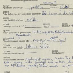 Western questionnaire, answ...