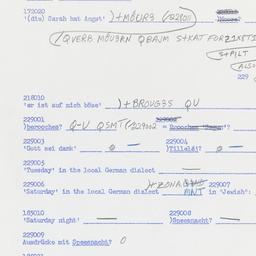 Western questionnaire, answ...